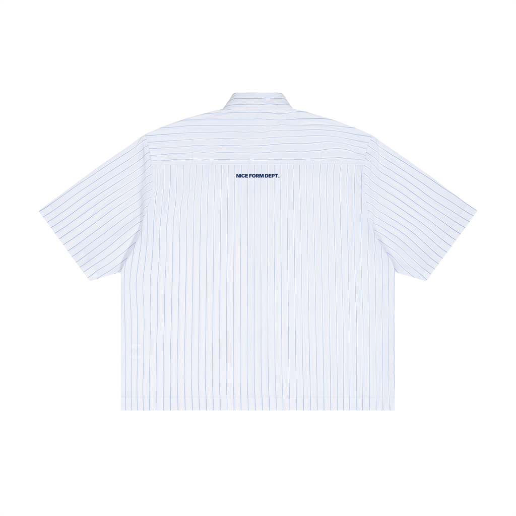 Nice Striped Boxy Button-Up