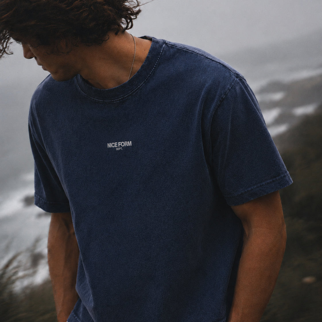 Nice Mineral Wash Boxy Cotton Tee