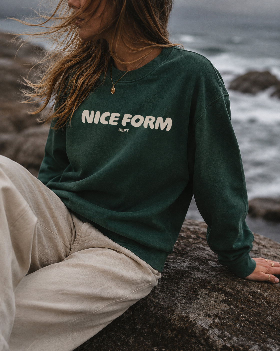 Nice Heavyweight Crewneck Sweatshirt
