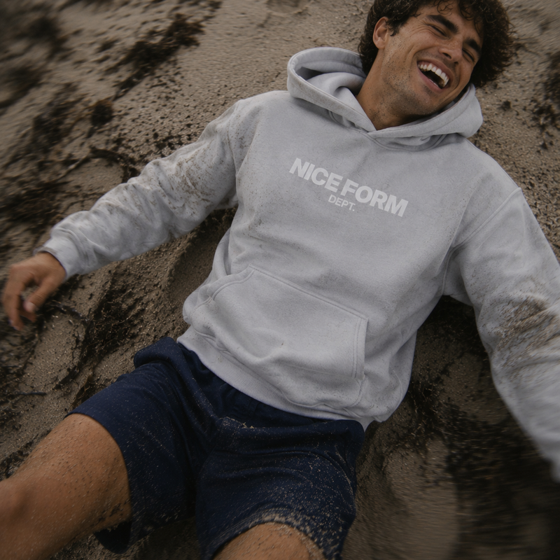 Nice Snow Wash Oversize Hoodie
