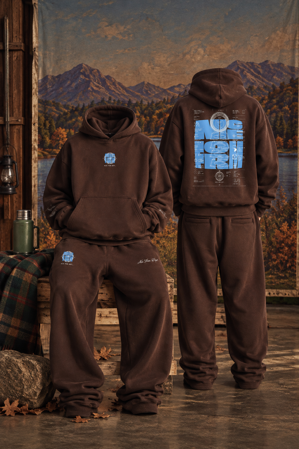 Micrograph Fleece Hoodie