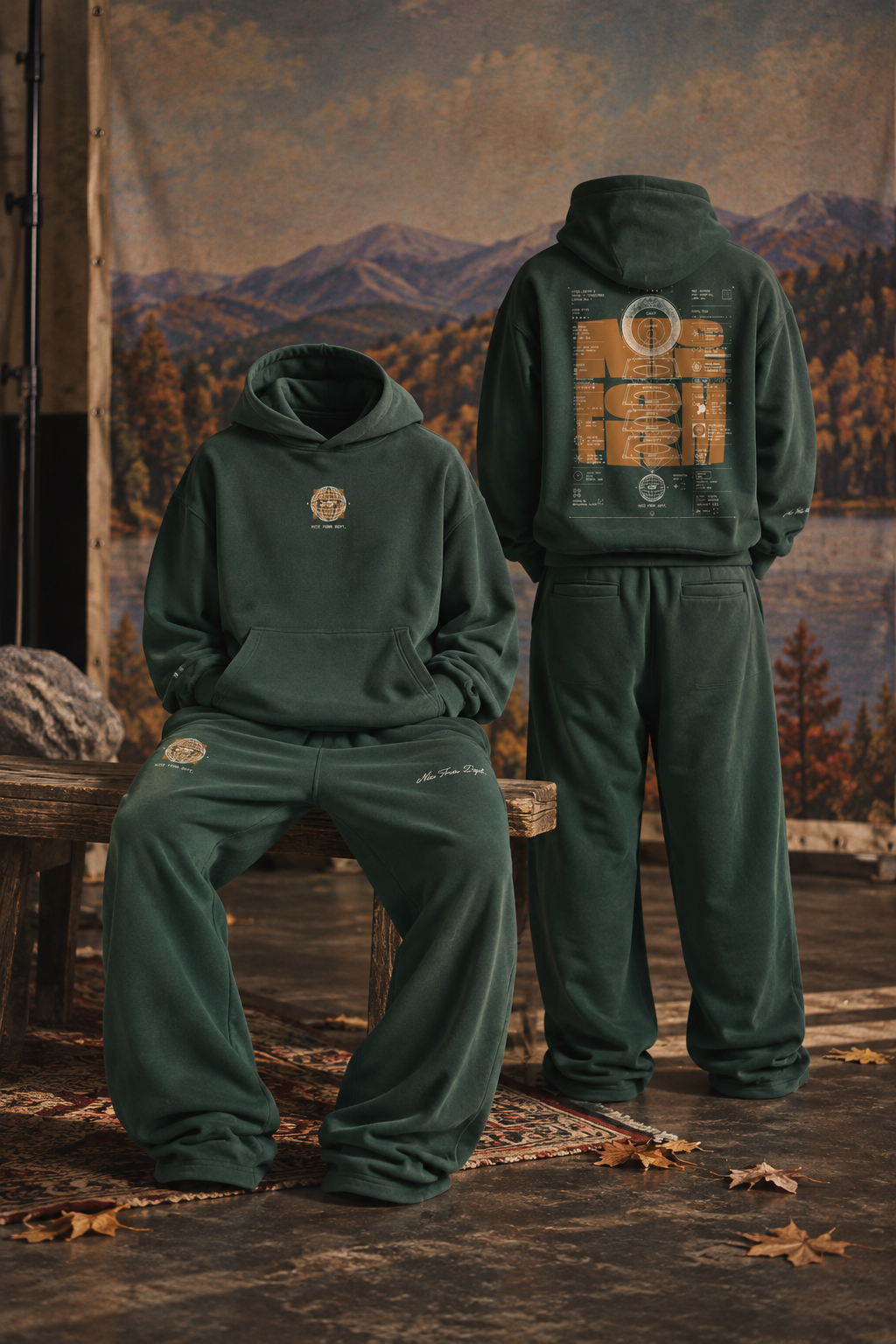 Micrograph Fleece Hoodie
