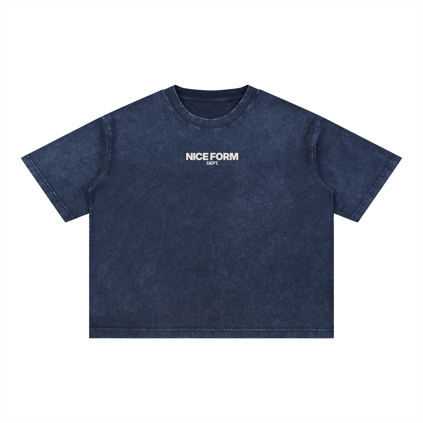 Nice Mineral Wash Boxy Cotton T-Shirt