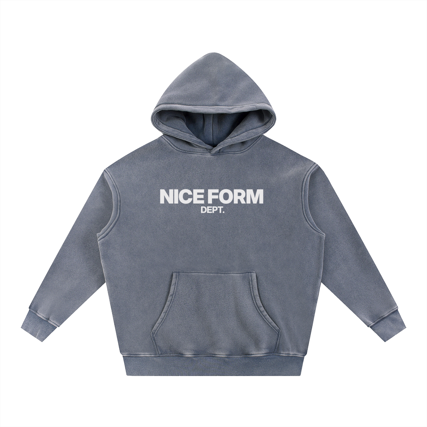 Nice Snow Wash Oversize Hoodie
