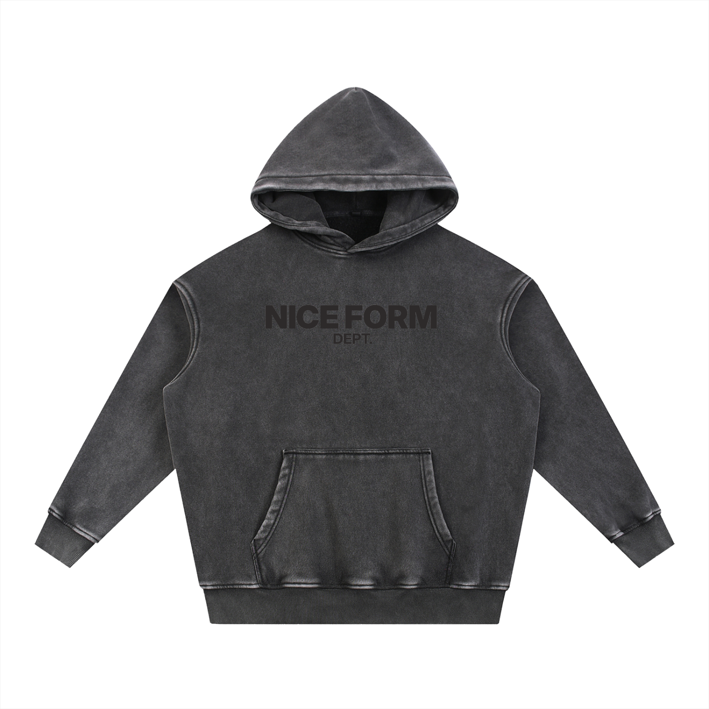 Nice Snow Wash Oversize Hoodie