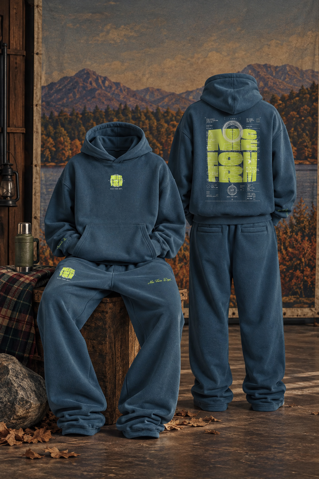 Micrograph Fleece Hoodie