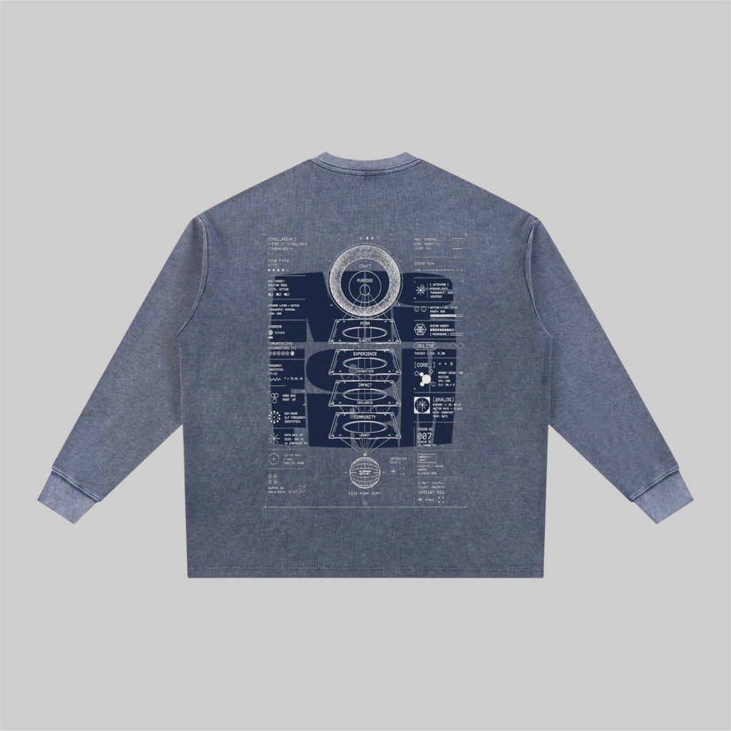 Micrograph Waffle Long Sleeve