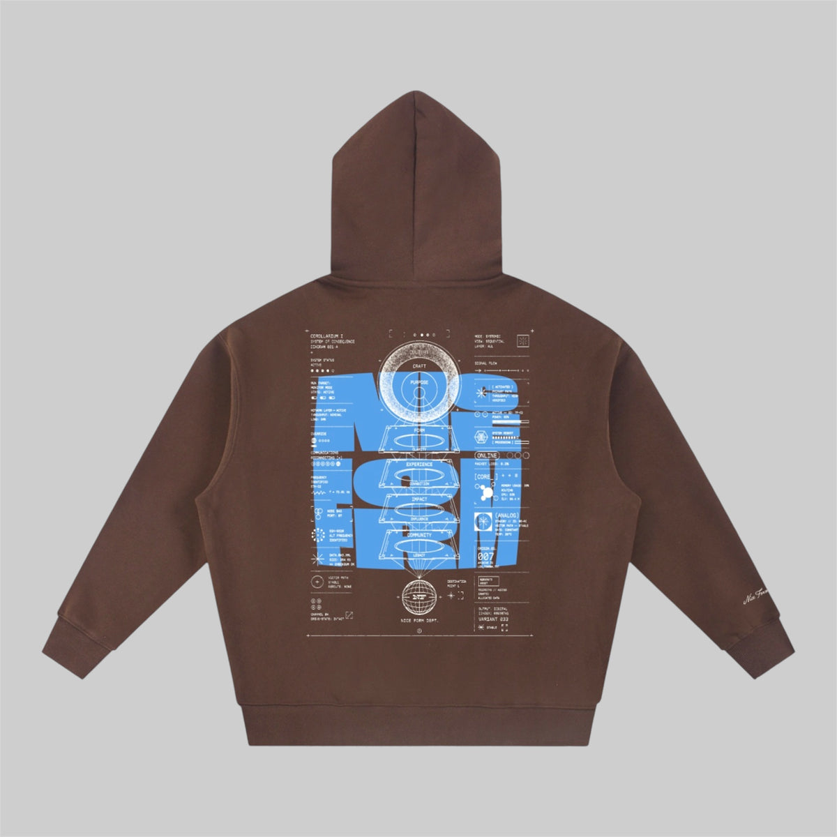 Micrograph Fleece Hoodie