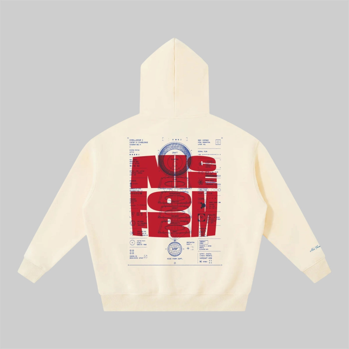 Micrograph Fleece Hoodie