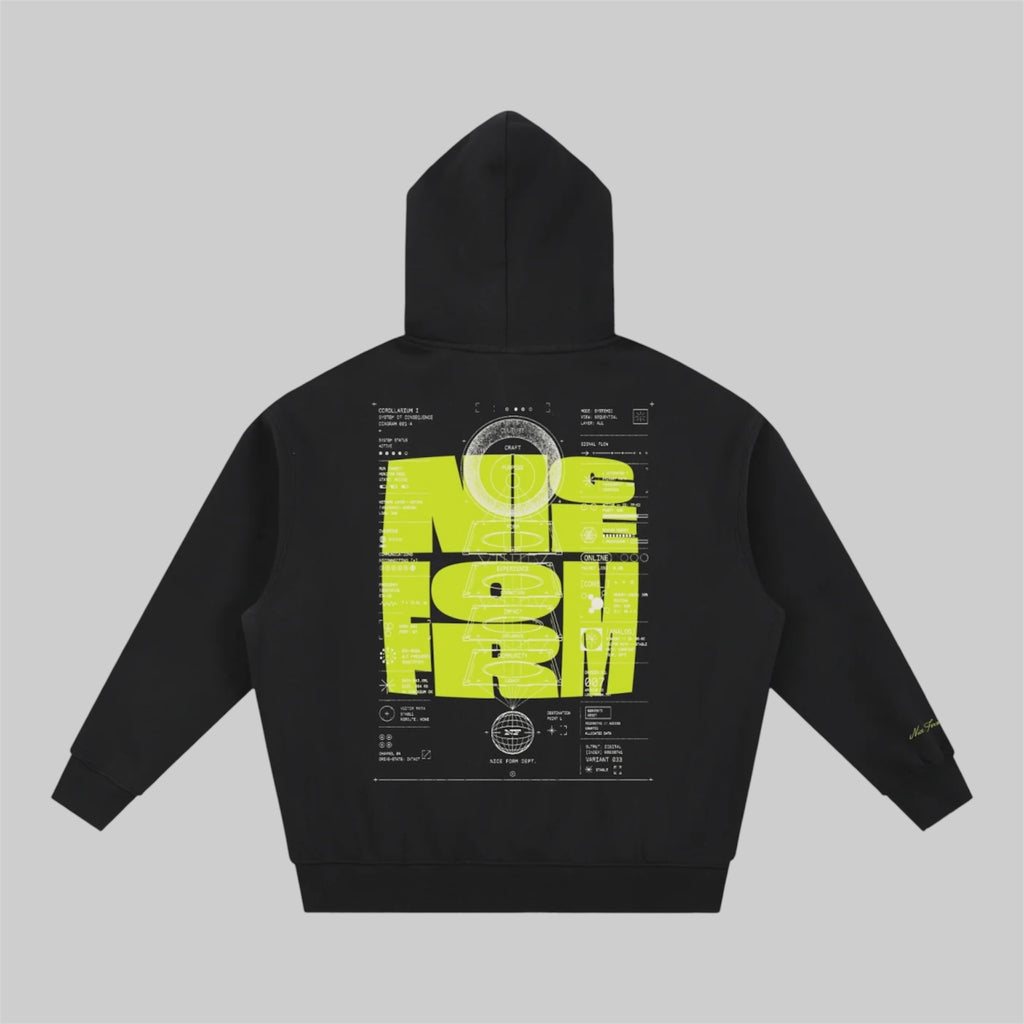 Micrograph Fleece Hoodie