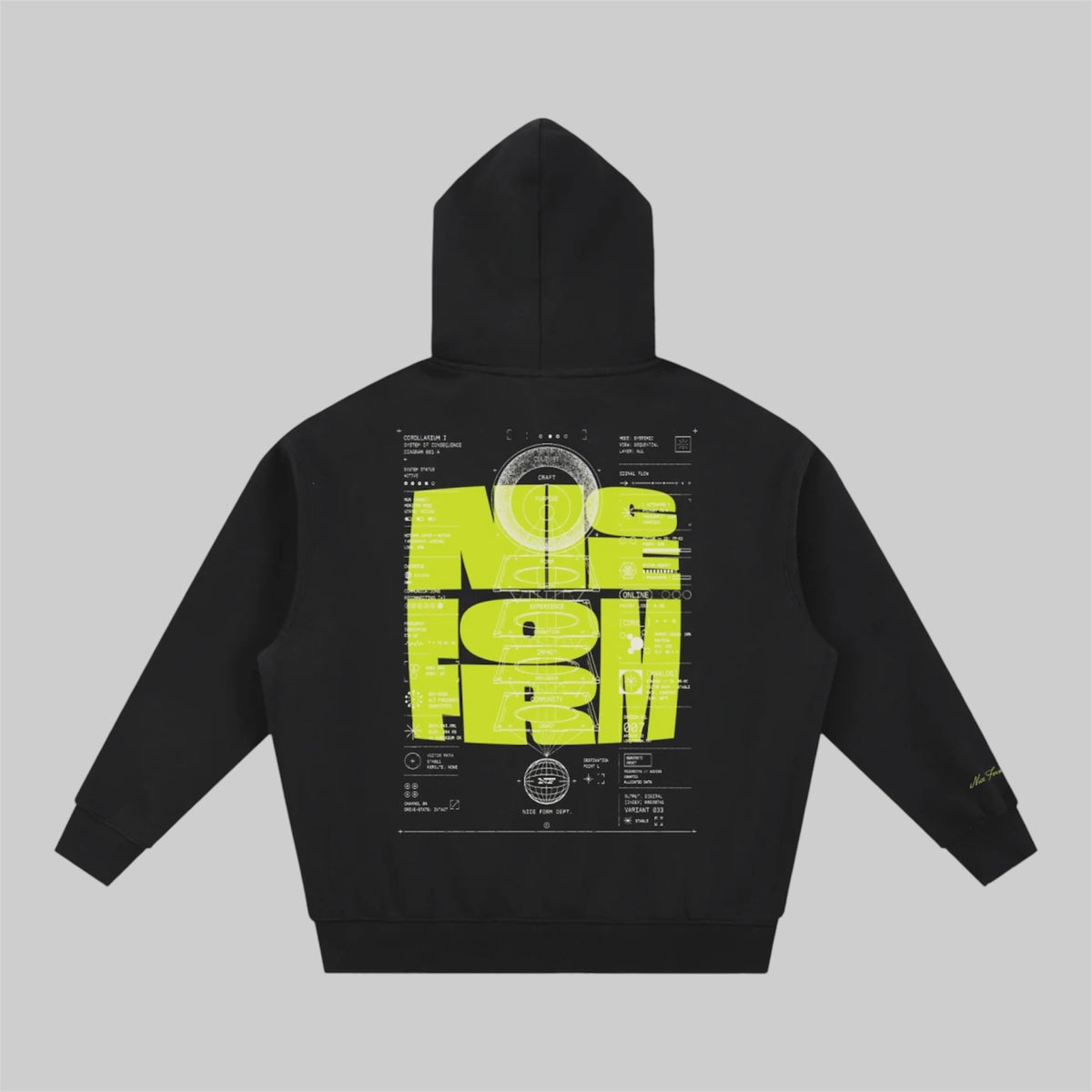 Micrograph Fleece Hoodie
