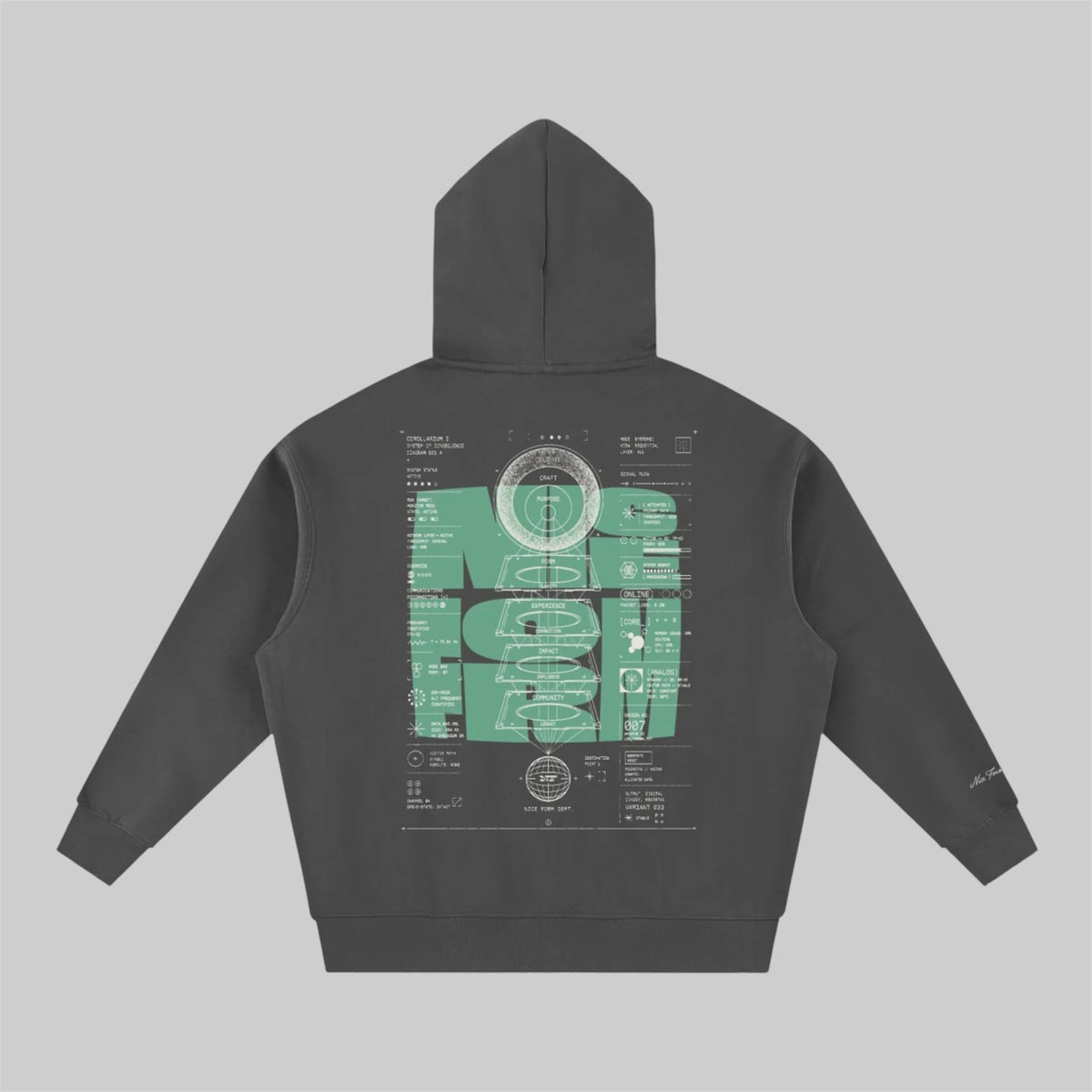 Micrograph Fleece Hoodie