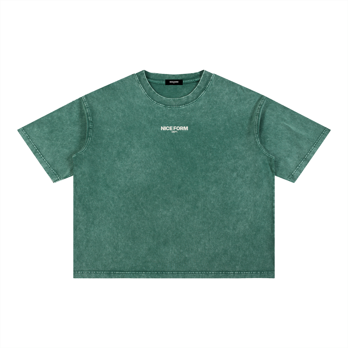 Nice Mineral Wash Boxy Cotton Tee