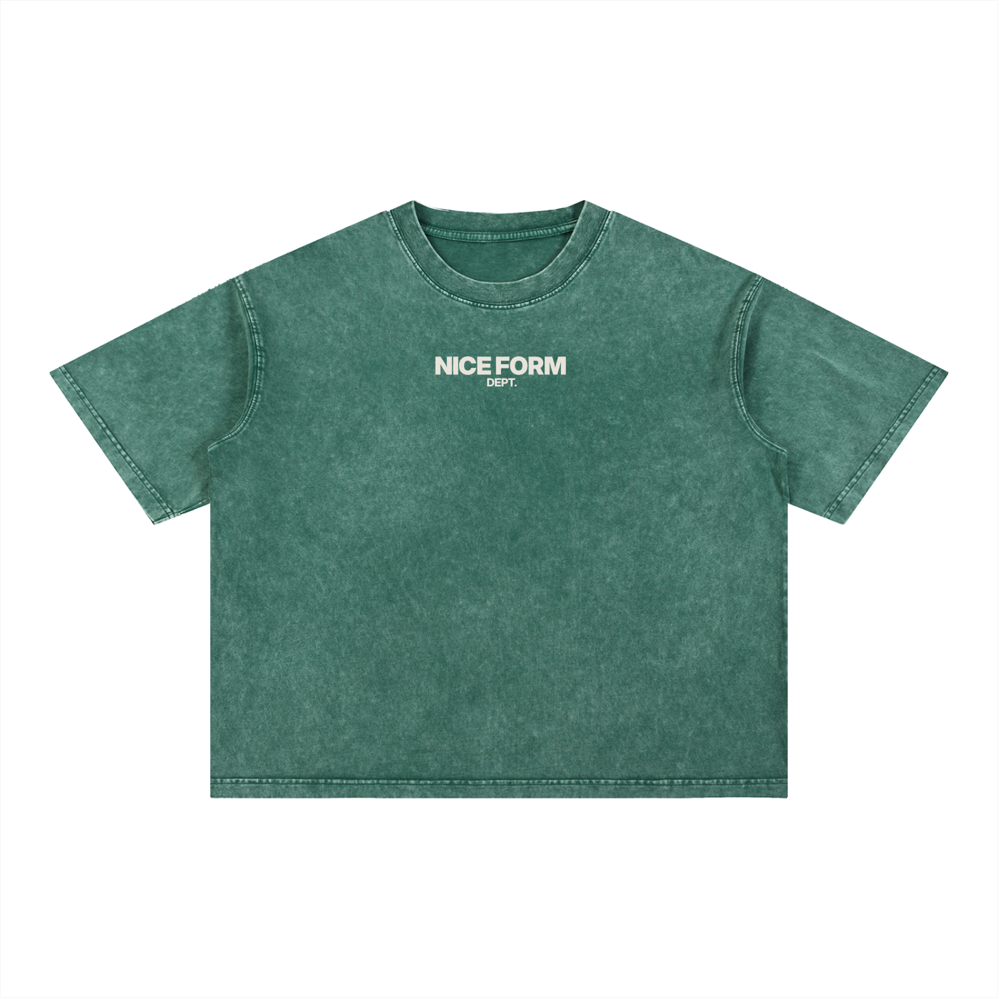 Nice Mineral Wash Boxy Cotton T-Shirt