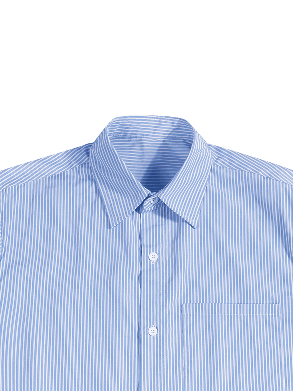 Nice Striped Boxy Pocket Button-Up