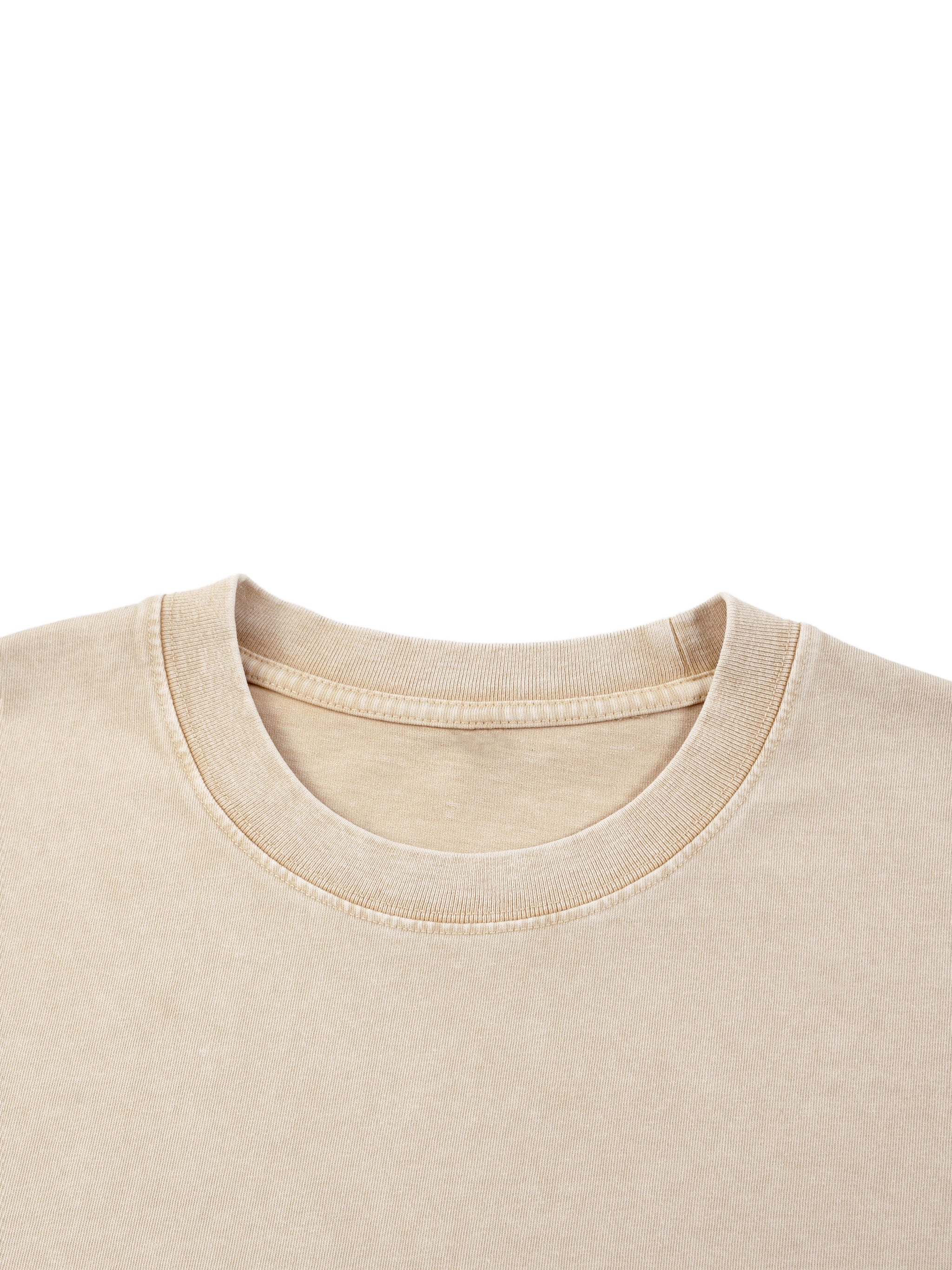 Nice Mineral Wash Boxy Cotton T-Shirt