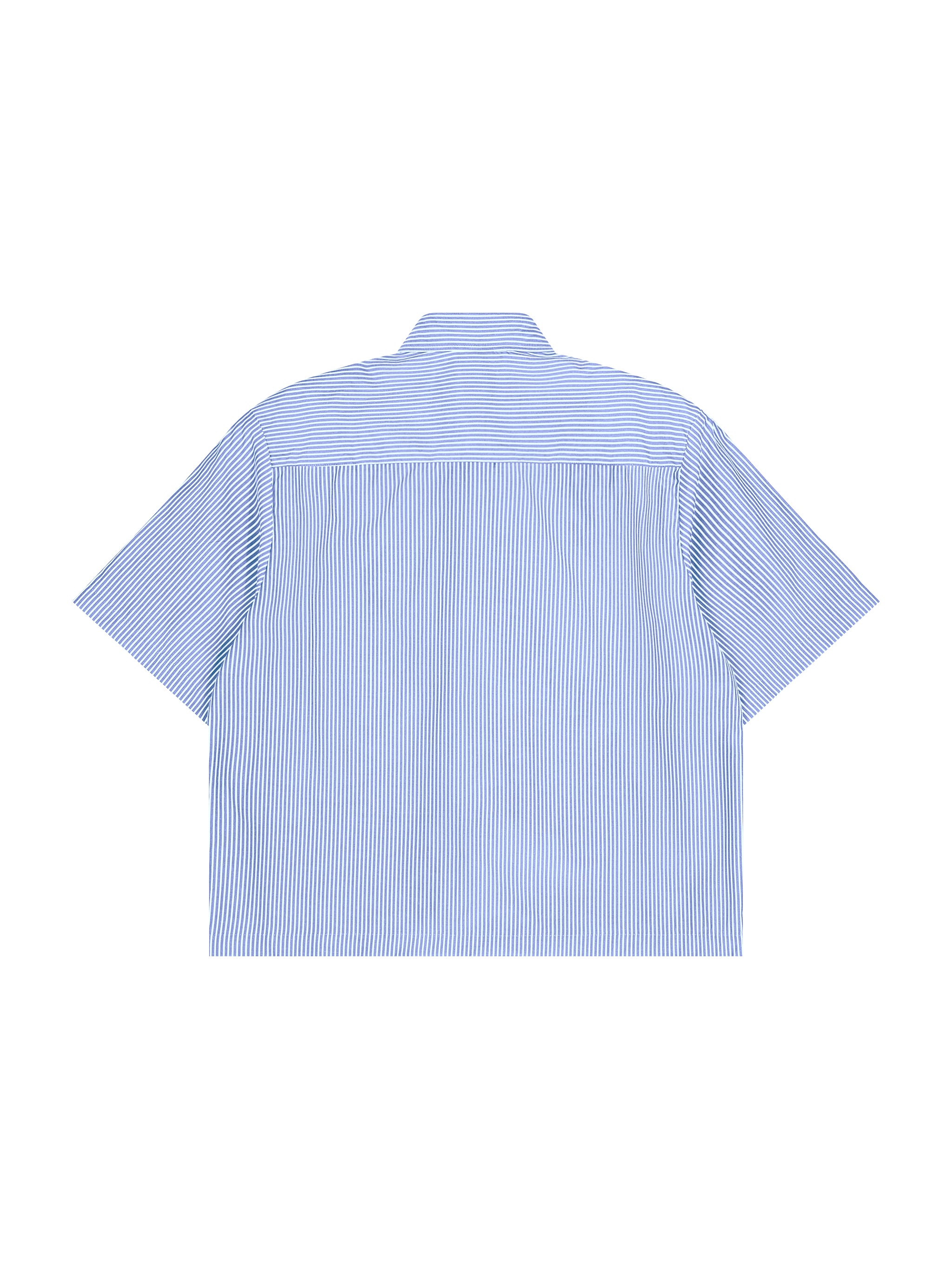 Nice Striped Boxy Pocket Button-Up