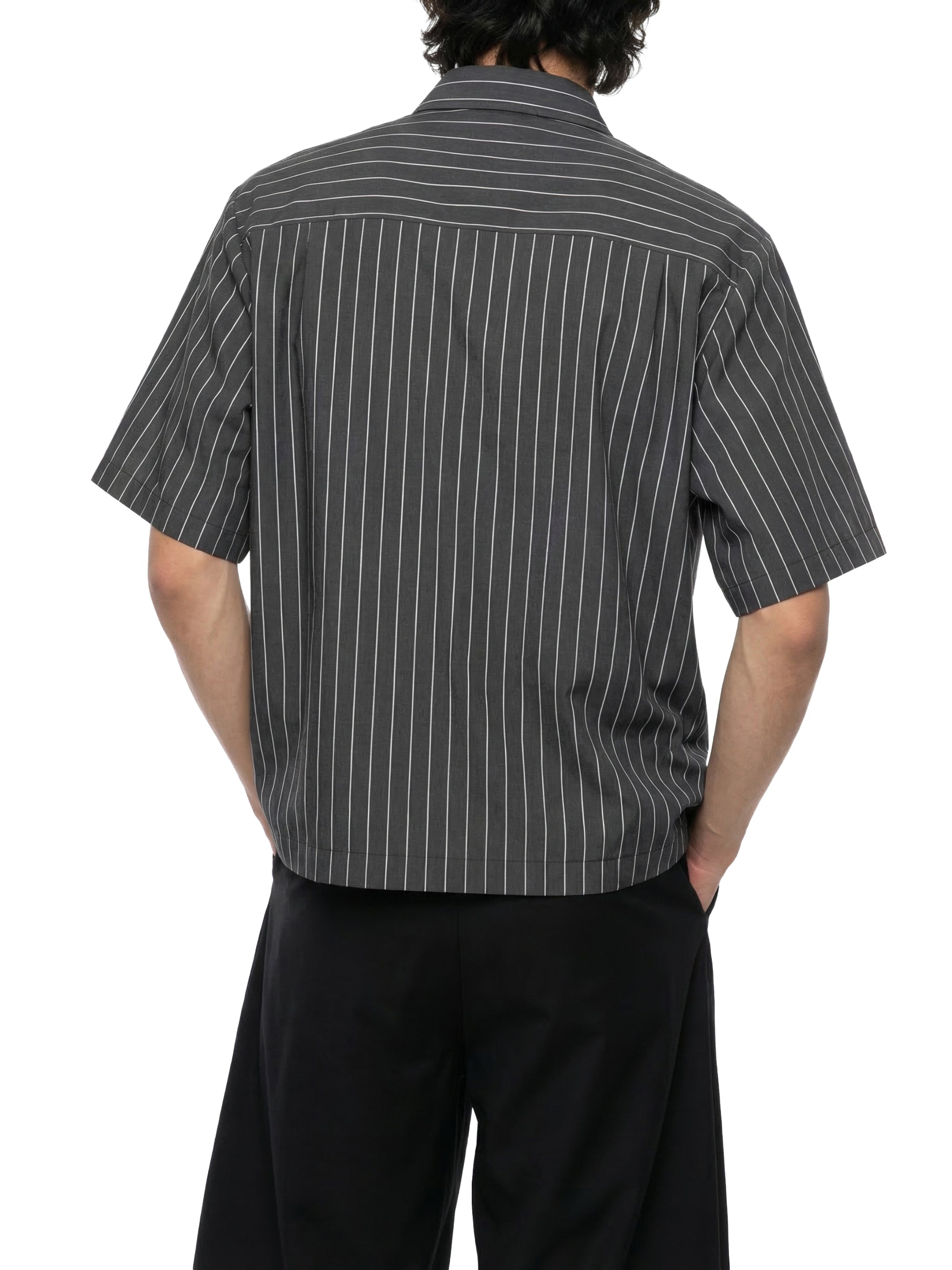 Nice Striped Boxy Button-Up